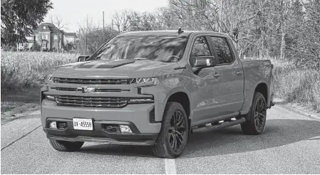  ?? CONTRIBUTE­D ?? The 2020 Chevrolet Silverado 1500 RST 4x4 is a very good truck with lots of choice, and it definitely merits a look.