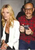  ??  ?? Kate Moss with Richardson in 2011