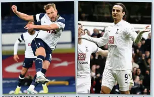  ??  ?? KANE AND ABLE: Berbatov (right) says Harry Kane has a big decision to make