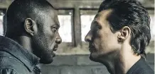  ??  ?? Idris Elba, left, and Matthew McConaughe­y square off in the new movie.