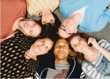  ?? | THE FILM ARCADE ?? Keegan-Michael Key (clockwise from front center), Tami Sagher, Mike Birbiglia, Kate Micucci, Chris Gethard and Gillian Jacobs play friends who make up an improv team in “Don’t Think Twice.”