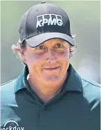  ??  ?? Phil Mickelson: two-shot penalty under rule 14-5.