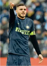  ?? (Getty Images) ?? Ok Mauro Icardi, 25 anni, ha saltato 4 gare