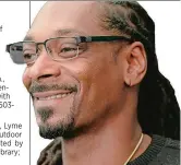  ??  ?? Snoop Dog performs at 9 tonight at Foxwoods’ Shrine.