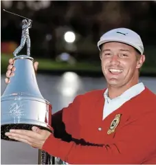  ?? /Reinhold Matay-USA Today ?? Red-letter day: Bryson DeChambeau celebrates his victory.
