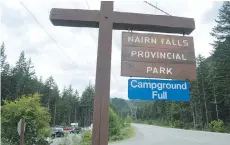  ??  ?? The province has closed a loophole that let people reserving a campsite for a 14-night stay to claim that site for days that hadn’t been made available.