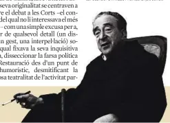  ?? ARXIU ?? El periodista i gastrònom Julio Camba