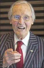  ??  ?? OLD HAND: Nicholas Parsons knows the ropes and his wits remain sharp as ever