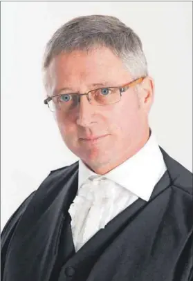  ??  ?? ‘Absurd’: Judge Anton Steenkamp says the accusation­s are ‘an insult to my integrity as a judge and a human being’. Photo: Debbie Yazbek