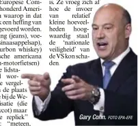  ?? FOTO EPA-EFE ?? Gary Cohn.