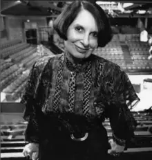  ?? Lucian Perkins/The Washington Post ?? Zelda Fichandler poses for a portrait inside the Arena Stage in 1990.