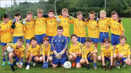  ?? The victorious Ballymac team who won the annual Jerry Foley Memorial football blitz in Firies. ??