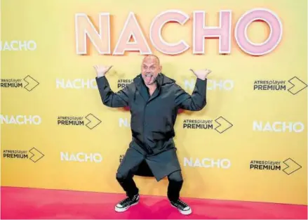 ?? Foto: Europa Press ?? Nacho Vidal posa en el photocall de la serie de Atresplaye­r Premium ‘Nacho’ .