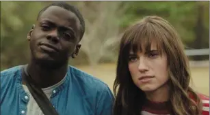  ??  ?? Daniel Kaluuya and Allison Williams in GetOut (Sunday, Channel 4, 10.55p.m.)