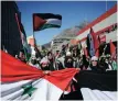  ?? | HENK KRUGER African News Agency (ANA) ?? UP TO a thousand people joined a protest march in the Cape Town CBD in support of Palestinia­n people who came under deadly attacks by the Israeli government in the past 48 hours.