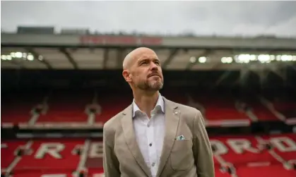  ?? ?? Erik ten Hag will start working with his players on 27 Jun. Photograph: Manchester United Handout/PA last term and said all at the club’s Carrington training base were intent on