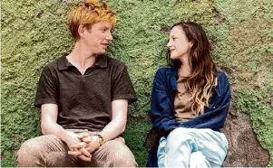  ?? Fremantle/PBS via Associated Press ?? Domhnall Gleeson and Andrea Riseboroug­h in a scene from “Alice & Jack.”