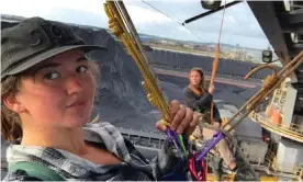  ?? Photograph: Blockade Australia ?? Blockade Australia activists shut down the Port of Newcastle.