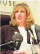  ?? GETTY IMAGES ?? Linda Tripp secretly recorded phone calls with Monica Lewinsky.