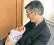  ??  ?? Jacob Rees-mogg with his newborn son Sixtus. The MP admitted he has never changed a nappy