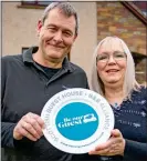  ?? ?? SELLING UP: Orkney B&B owners Julie and Mike Richards plan to quit