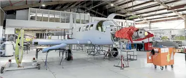 ?? CHRISTEL YARDLEY/STUFF ?? The second aircraft due for delivery to the PNGDF in September.