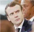  ?? Ansa ?? Irritato Emmanuel Macron, dopo l’incontro tra grillini e ‘Gilet’, ha richiamato l’ambasciato­re in Italia