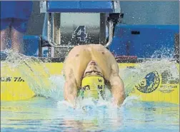  ?? FOTO: PERE PUNTÍ ?? Hugo González, atracción masculina en el Campeonato de España