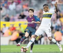  ?? FOTO: GETTY ?? Riqui Puig maravilló con su desparpajo en su debut en el Estadi