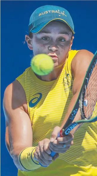  ?? ?? Australian ace Ash Barty may have played her last match of the season.