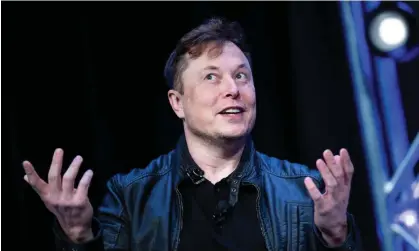  ?? Photograph: Brendan Smialowski/AFP/ Getty Images ?? According to Elon Musk’s own filing, on 14 March he passed the 5% level requiring the SEC form.