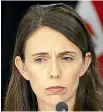  ?? ROSS GIBLIN/ STUFF ?? Jacinda Arden and Ashley Bloomfield call a late-night press conference on Saturday to raise alert levels in New Zealand.
