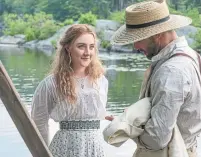  ?? NICOLE RIVELLI ?? Saoirse Ronan as Nina and Corey Stoll as Boris in The Seagull.