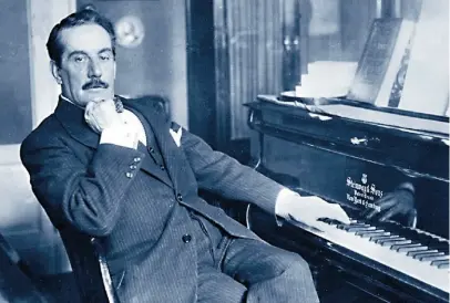  ?? WIKIPEDIA ?? Giacomo Puccini, 1858-1924