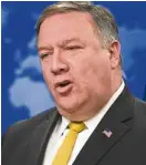  ??  ?? Mike Pompeo