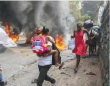  ?? FUENTE EXTERNA /AP ?? La violencia en Haití ha expulsado a cientos de personas.