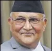  ?? REUTERS FILE ?? KP Oli