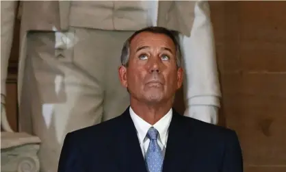  ?? Photograph: Erin Scott/Reuters ?? Who, me? John Boehner, the former House speaker, at the US capitol in Washington.