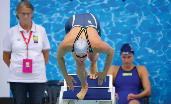  ?? Bild: BJÖRN
LINDGREN ?? 38-åriga Therese Alshammar siktar på att nästa sommar göra sitt sjätte olympiska spel. Efter två individuel­la silver i Sydney 2000 väntar hon fortfarand­e på sitt första OS-guld.