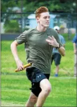  ?? GENE WALSH — DIGITAL FIRST MEDIA ?? Lansdale Catholic’s Joe Hughes pictured during a cross country meet Monday.