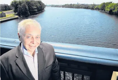  ?? COURANT FILE PHOTO ?? Improvemen­ts will be made to a 2.5-mile trail connecting Hartford to Windsor, a project that will be named for Joe Marfuggi, above, who spent 29 years as president and CEO of Riverfront Recapture and died in 2018.