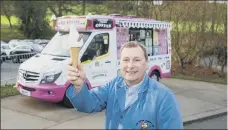  ?? PICTURES: TONY JOHNSON ?? FAMILY BUSINESS: Ian Smith has served ice creams from vans in Leeds since the age of eight, following in his father’s footsteps.