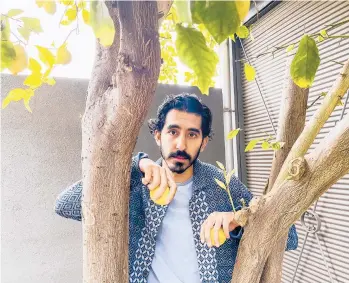  ??  ?? In a photo shot remotely, Dev Patel, star of“The Green Knight,”is seen on June 23.