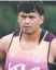  ?? ?? Ben Te Kura at training for the Brisbane Broncos.