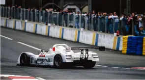  ??  ?? Tom Kristensen’s first Le Mans win was in 1997 after a very late call-up