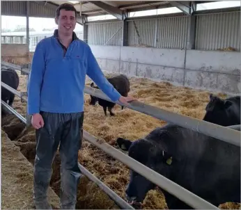  ?? ?? Andrew Adam runs the Newhouse Aberdeen Angus herd owned in partnershi­p with his brother James