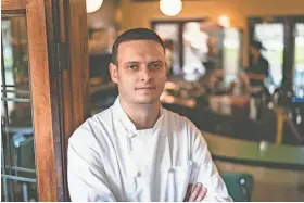 ?? CAFE AT THE PLAZA ?? Chef Matt Miller joined Cafe at the Plaza last year after serving as sous chef at c.1880 in Walker’s Point. The Brookfield native also worked at restaurant­s in New York.