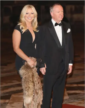  ?? Picture: Getty Images ?? Lady Michelle Mone with her partner, the Scots-born millionair­e Douglas Barrowman.