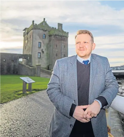  ?? Picture: Steve MacDougall. ?? Dundee City Council city developmen­t convener Alan Ross near the route.