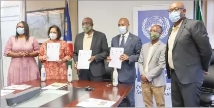  ?? Photo: UNDP Namibia ?? Boost… The Ministry of Environmen­t, Forestry and Tourism has received N$92 million for human-wildlife conflict management from the United Nations Developmen­t Programme (UNDP).